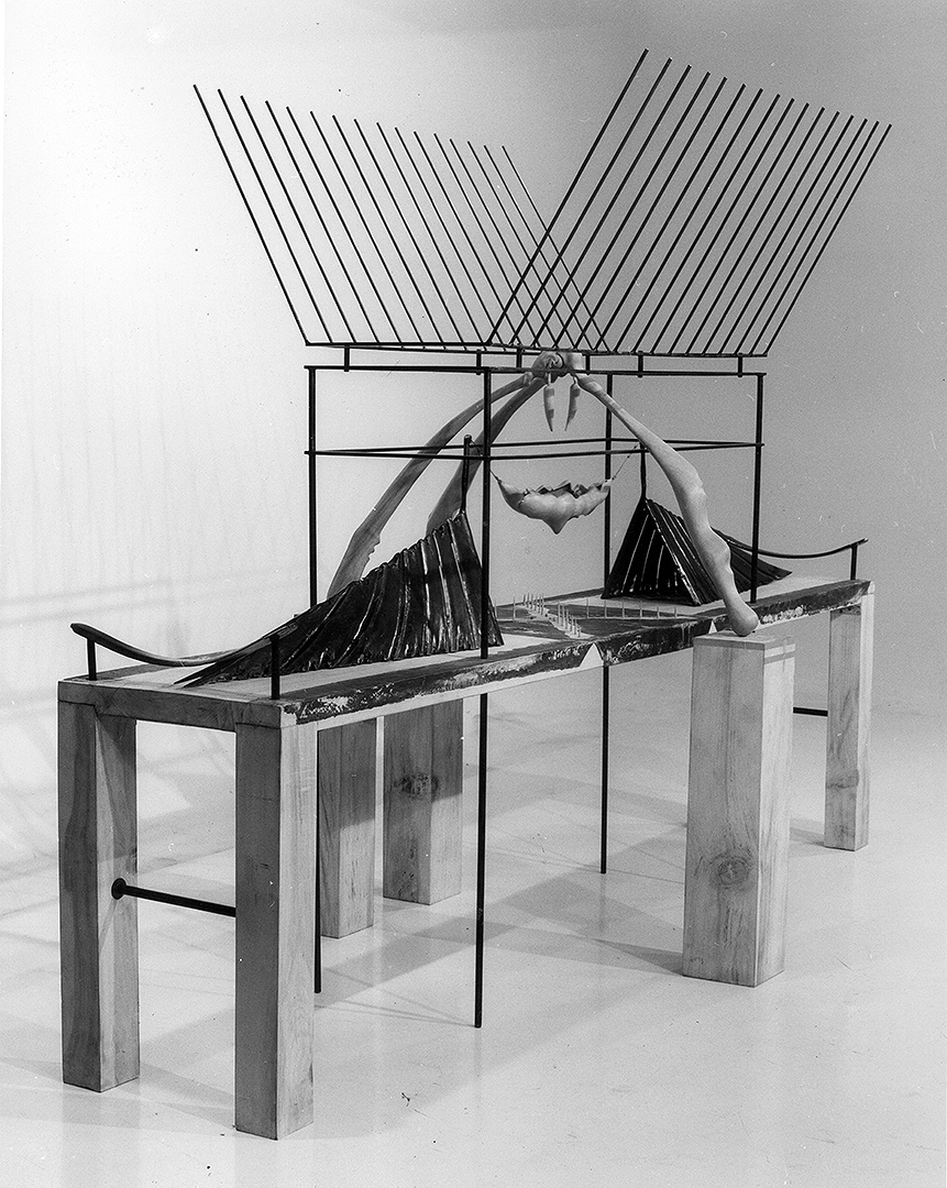 Landscape Dreamer II, 1982. Sculpture by Adrian Mauriks.