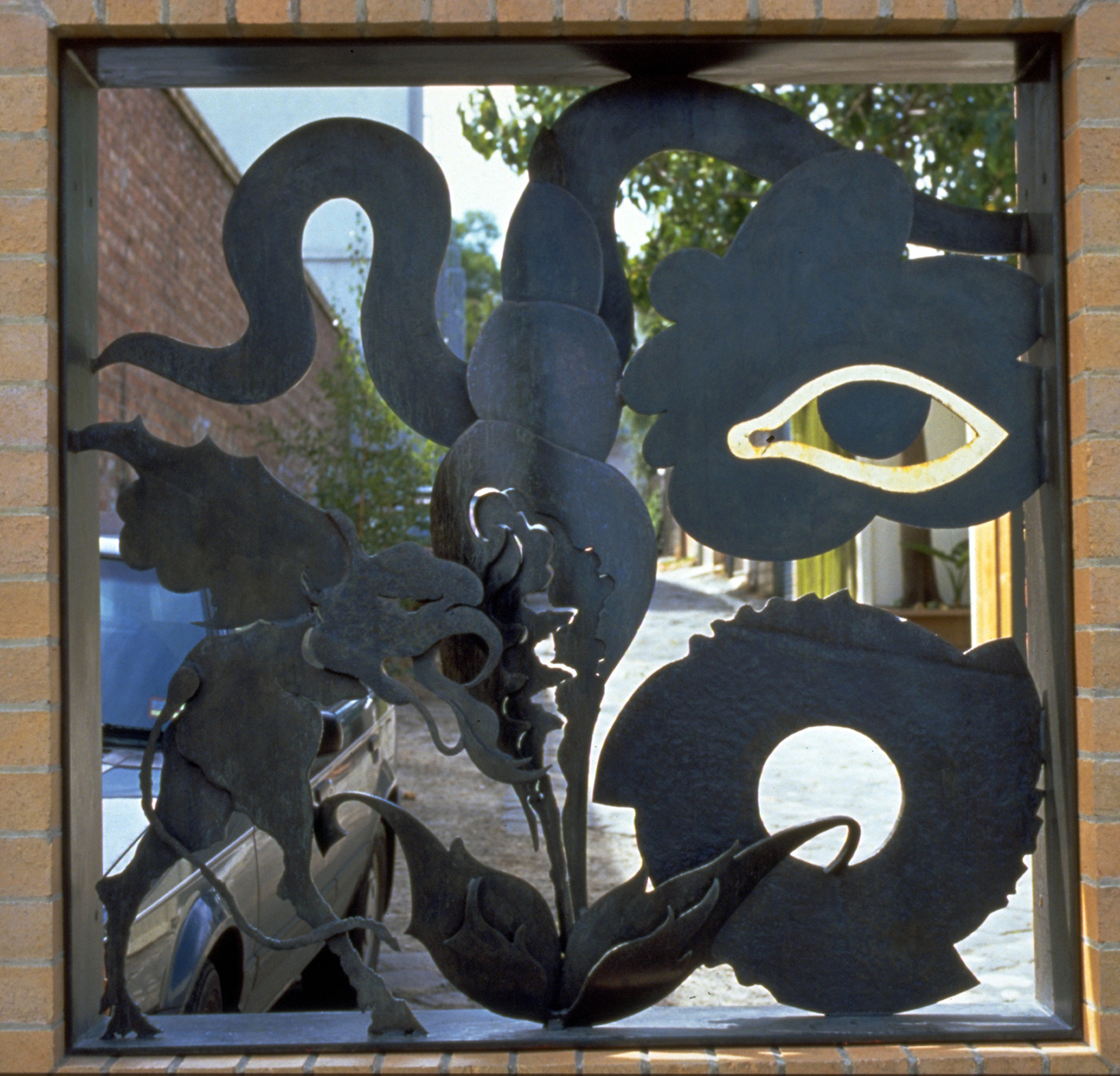 Opus 15, 1995. Public artwork by Adrian Mauriks.