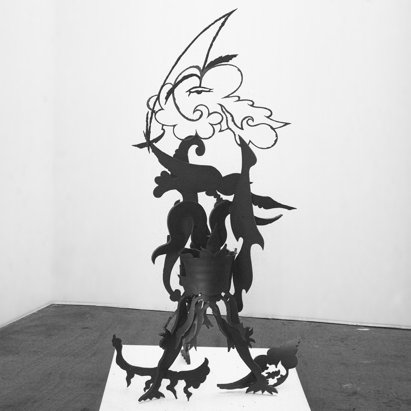 pus Five, 1993, sculpture by Adrian Mauriks.