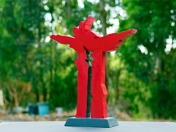 Red Totem Two, 1988