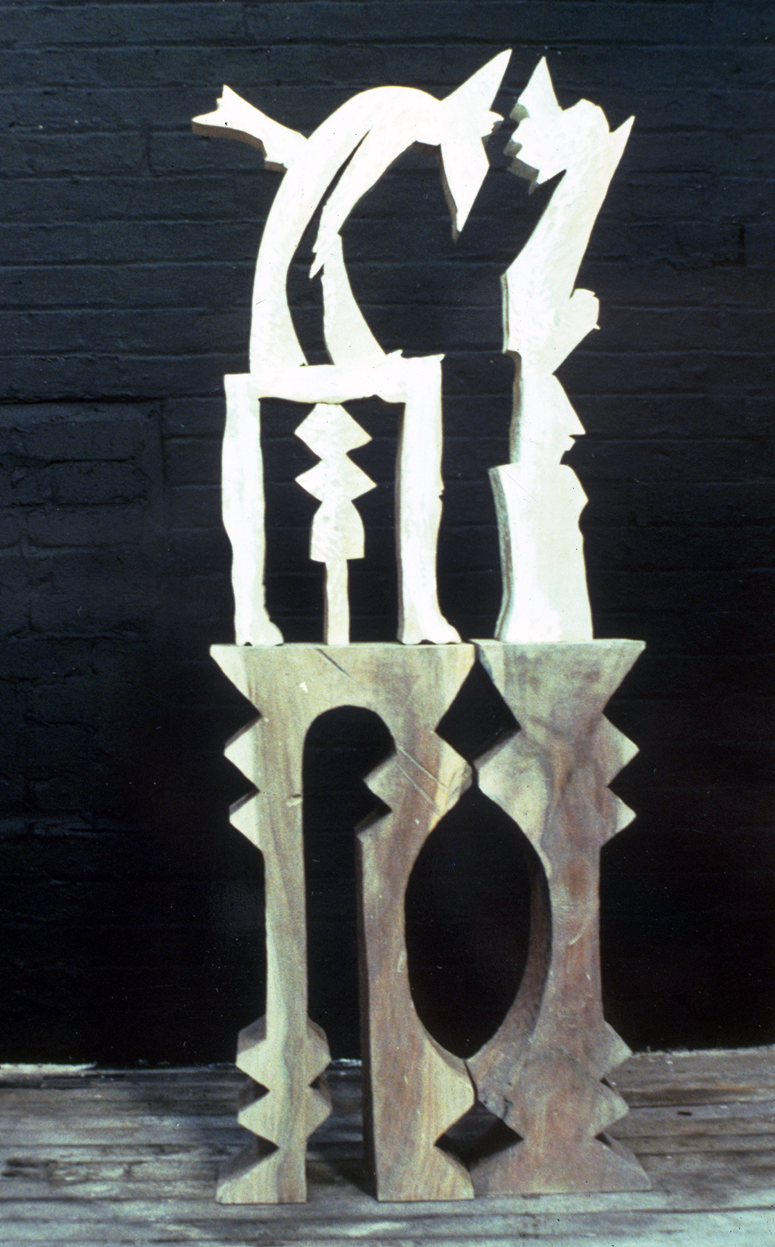 Survivors One, 1988, sculpture by Adrian Mauriks.