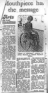 Reproduction of news paper artical