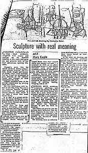 Reproduction of news paper artical