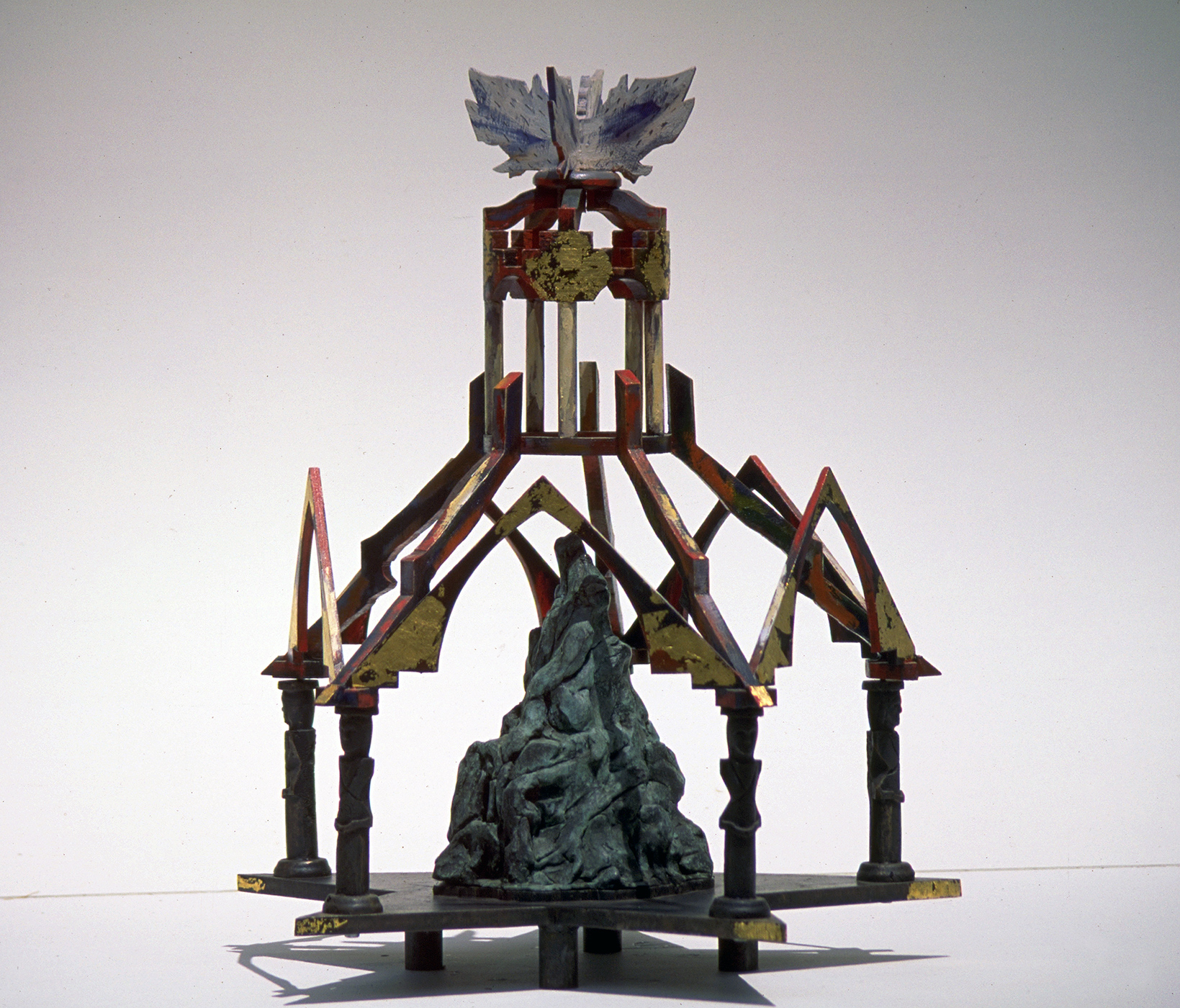 Silence of the Mountain One, 1990, sculpture by Adrian Mauriks.